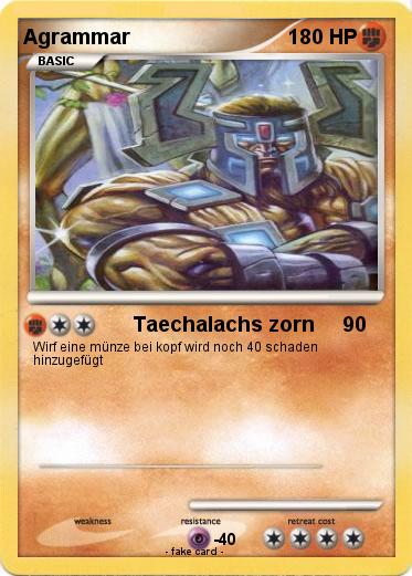 Pokemon Agrammar