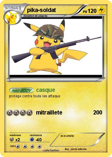 Pokemon pika-soldat