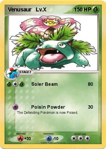 Pokemon Venusaur   Lv.X