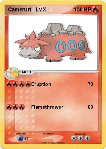 Pokemon Camerurt   Lv.X