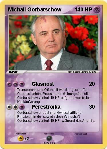 Pokemon Michail Gorbatschow
