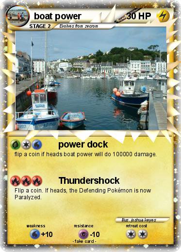 Pokemon boat power