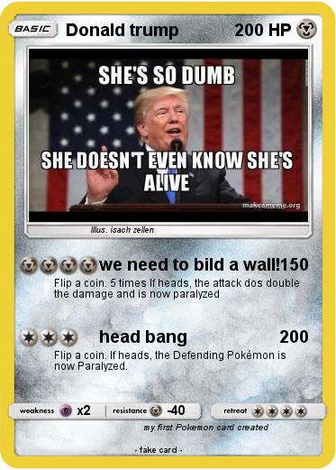 Pokemon Donald trump