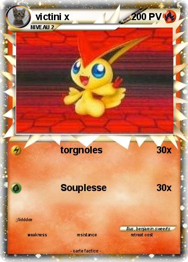 Pokemon victini x