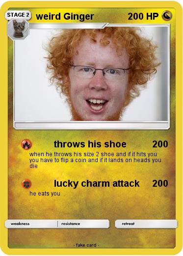 Pokemon weird Ginger