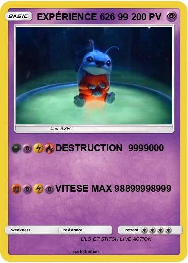 Pokemon EXPÉRIENCE 626 99