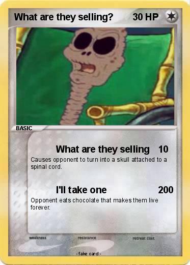 Pokemon What are they selling?