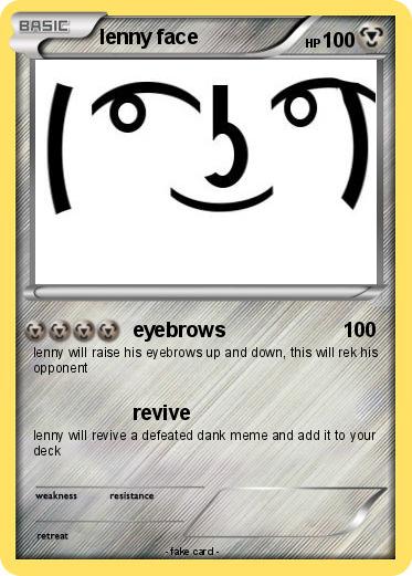 Pokemon lenny face