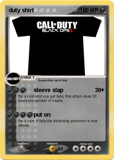 Pokemon duty shirt