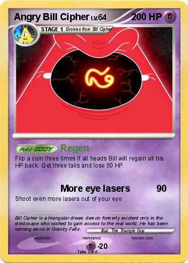 Pokemon Angry Bill Cipher