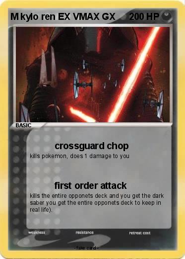 Pokemon M kylo ren EX VMAX GX