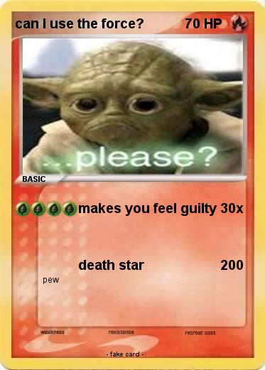 Pokemon can I use the force?
