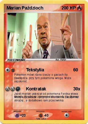 Pokemon Marian Paździoch