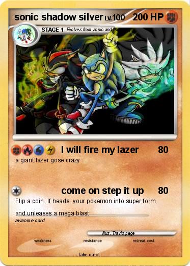 Pokemon sonic shadow silver
