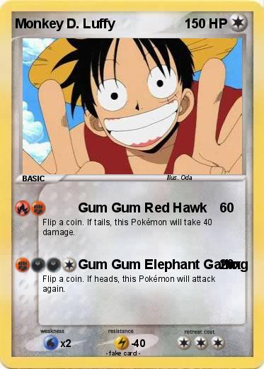 Pokemon Monkey D. Luffy