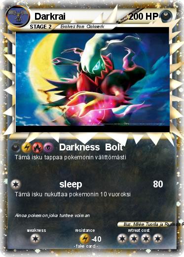 Pokemon Darkrai