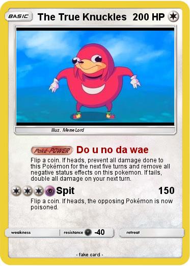 Pokemon The True Knuckles