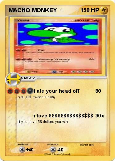 Pokemon MACHO MONKEY