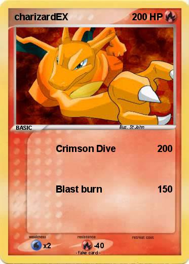 Pokemon charizardEX