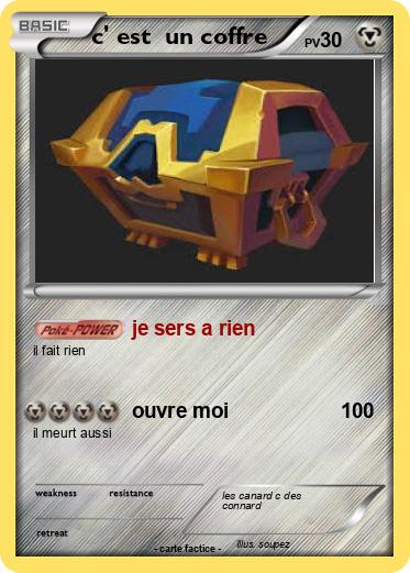Pokemon c' est  un coffre