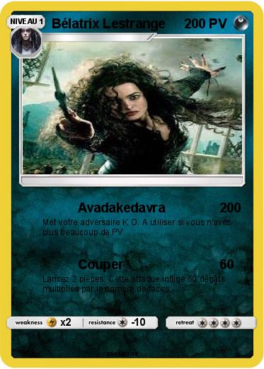 Pokemon Bélatrix Lestrange
