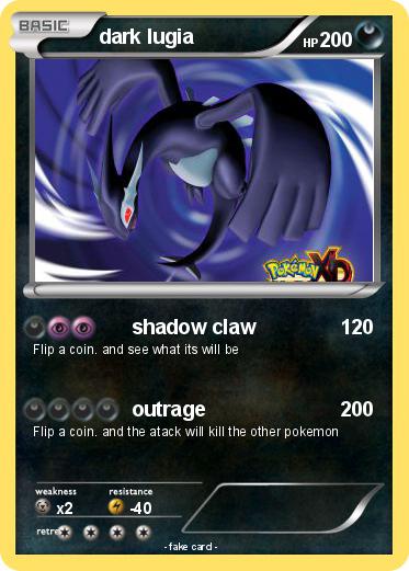 Pokemon dark lugia