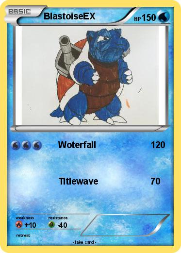 Pokemon BlastoiseEX