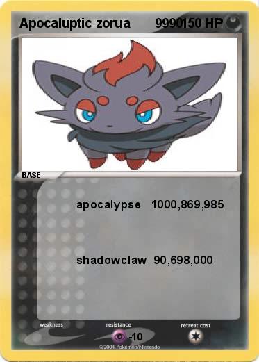 Pokemon Apocaluptic zorua       9990