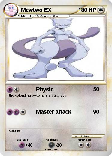 Pokemon Mewtwo EX