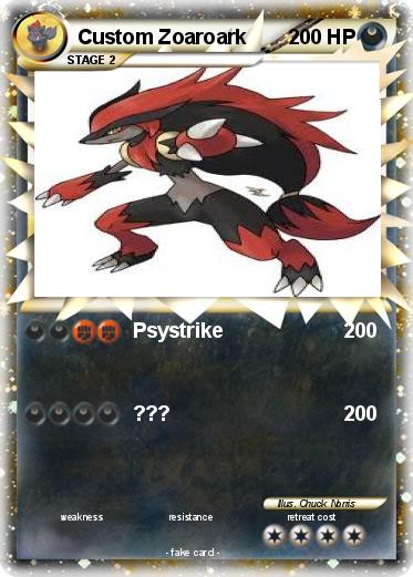 Pokemon Custom Zoaroark