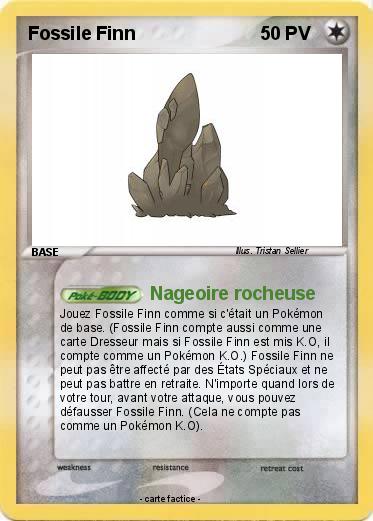 Pokemon Fossile Finn