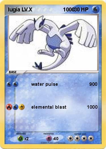Pokemon lugia LV.X                     1000