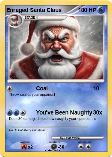 Pokemon Enraged Santa Claus