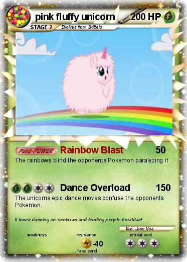Pokemon pink fluffy unicorn