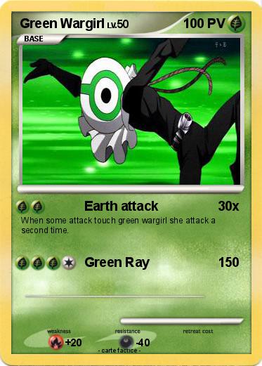 Pokemon Green Wargirl