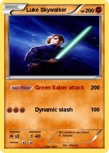 Pokemon Luke Skywalker