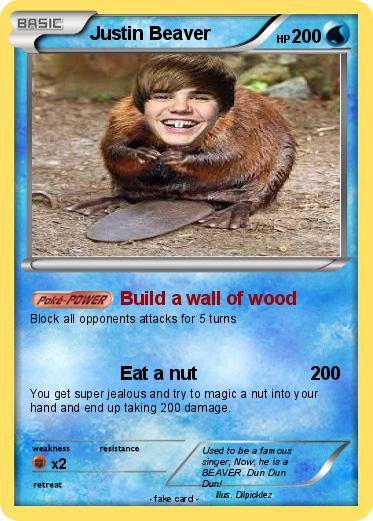 Pokemon Justin Beaver