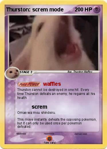 Pokemon Thurston: screm mode