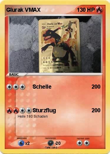 Pokemon Glurak VMAX