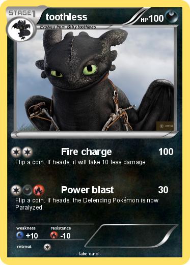 Pokemon toothless