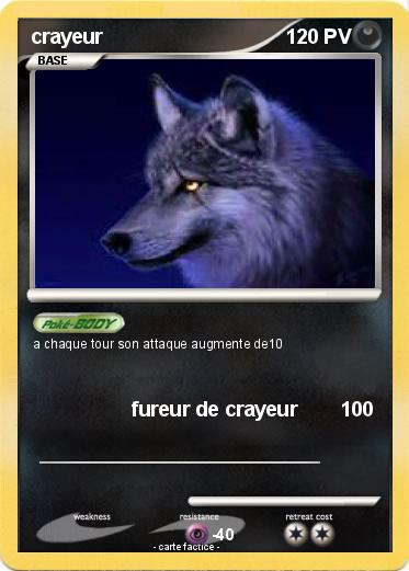 Pokemon crayeur