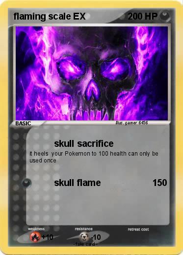 Pokemon flaming scale EX