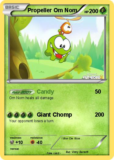Pokemon Propeller Om Nom