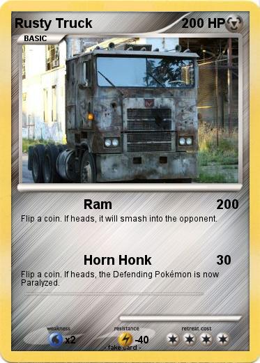 Pokemon Rusty Truck