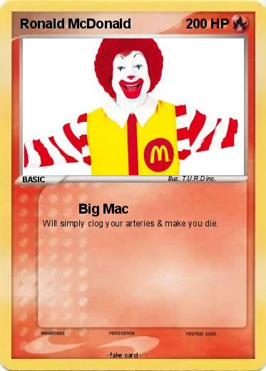 Pokemon Ronald McDonald