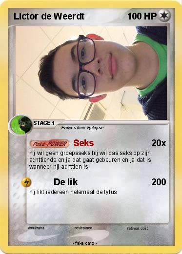 Pokemon Lictor de Weerdt