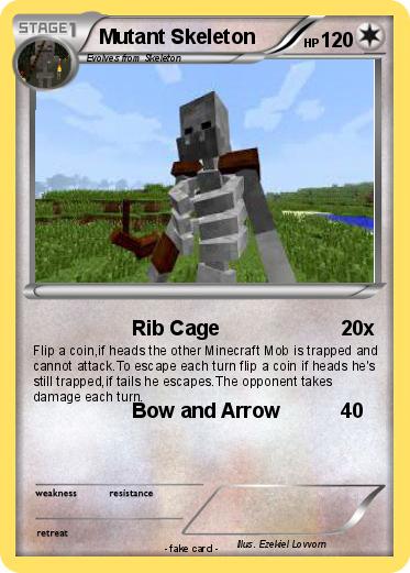 Pokemon Mutant Skeleton