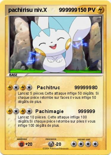 Pokemon pachirisu niv.X        999999