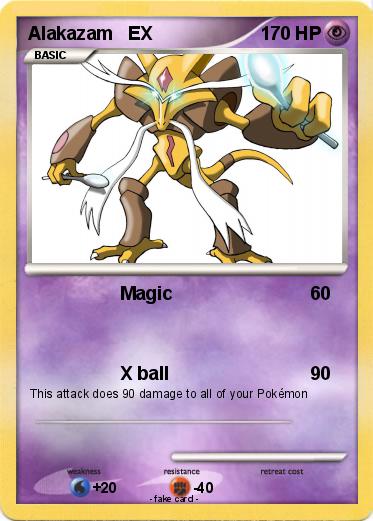 Pokemon Alakazam   EX