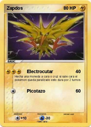 Pokemon Zapdos
